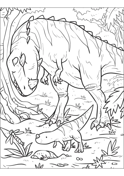 Kolorowanki t-rex