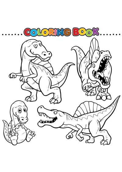 Kolorowanki t-rex