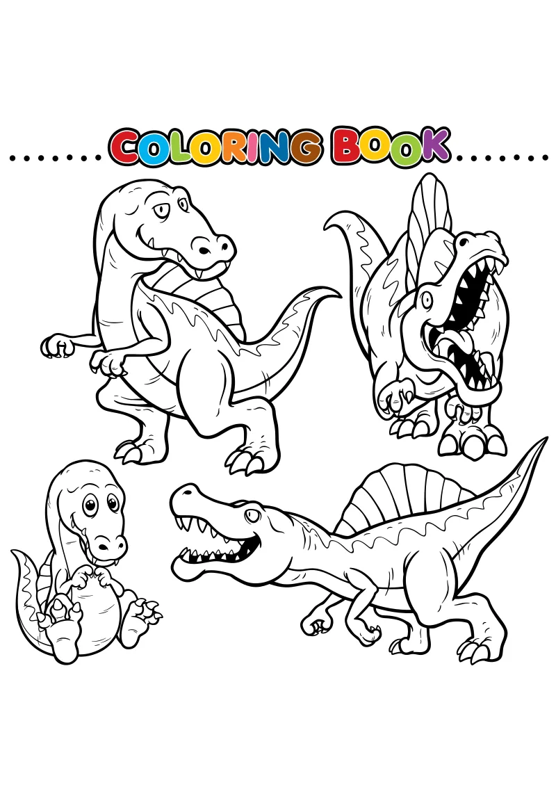 Kolorowanki t-rex