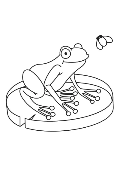 Darmowa Kolorowanka Zabki do druku PDF